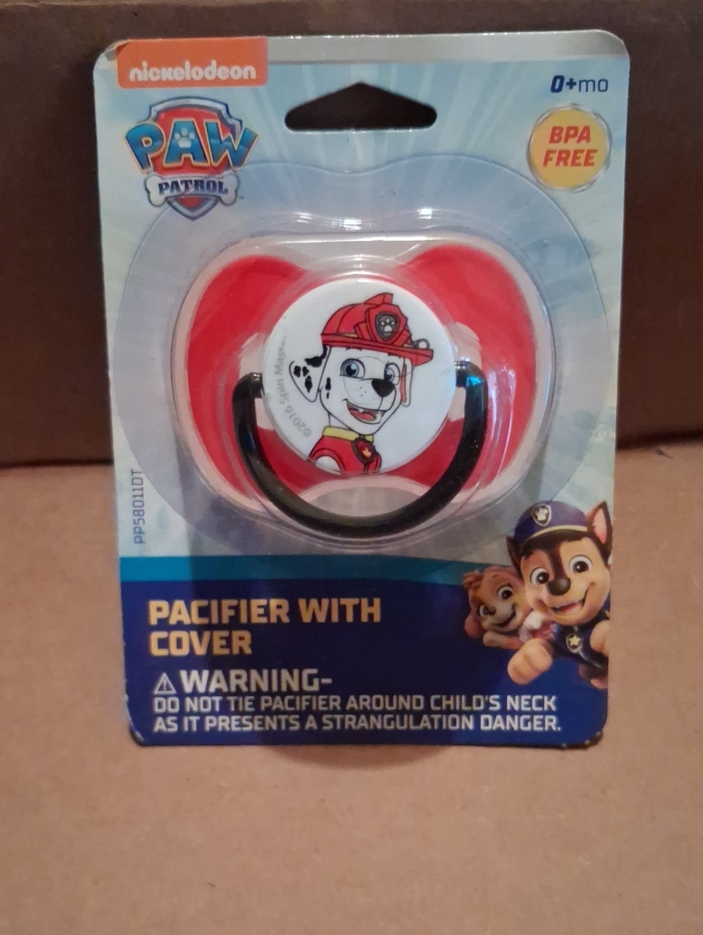 Paw Control Red Pacifer With Cover Nwt Sealed